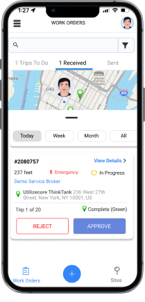 Receive and Approve Service Requests