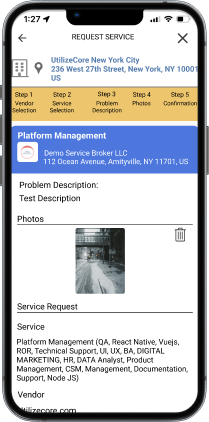 Receive and Approve Service Requests