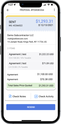 Convert complete service requests to invoices