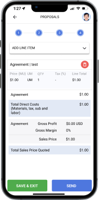 Convert complete service requests to invoices