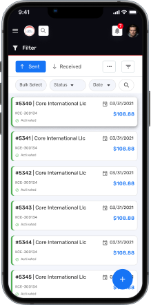 View and manage service agreements